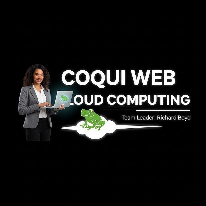 Coqui Web Cloud Computing Logo